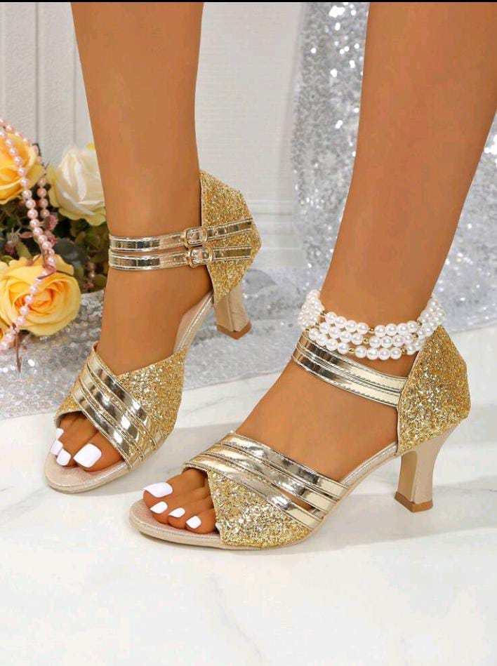 👑 👠SANDALIAS TACON BAJO ELEGANTES👠👑