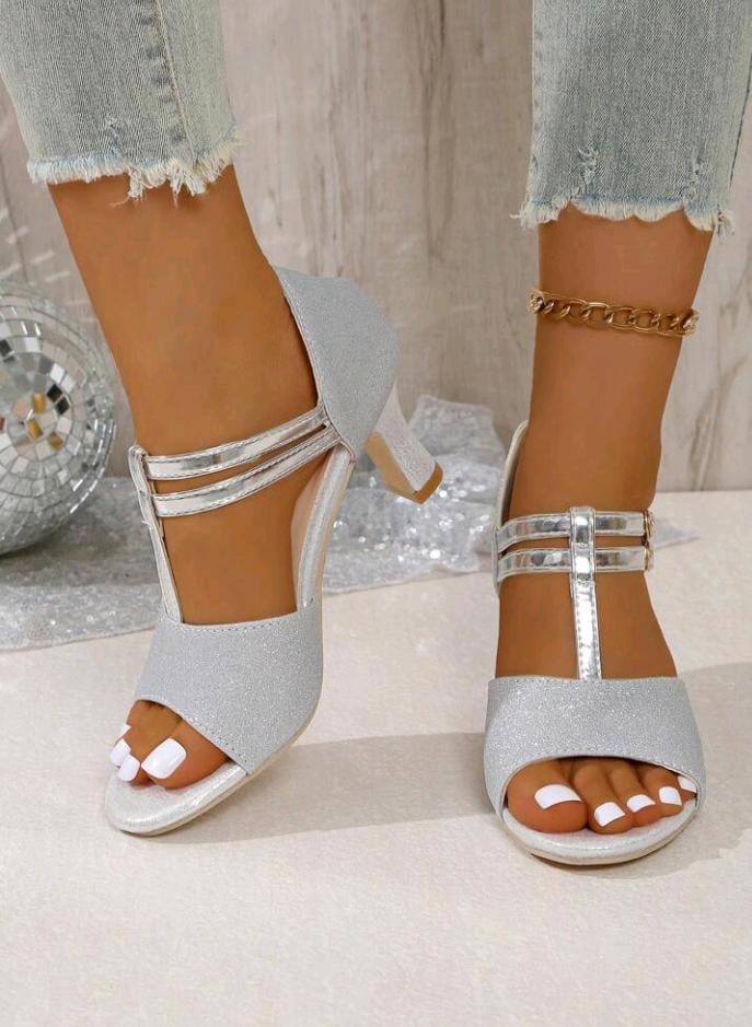 👑 👠SANDALIAS TACON BAJO ELEGANTES👠👑