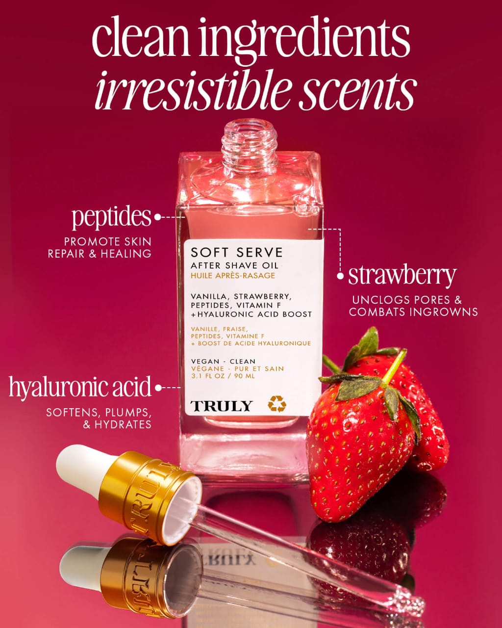✨💖ACEITE TRULY🍓Suavidad que se siente, aroma que enamora✨💖🍓