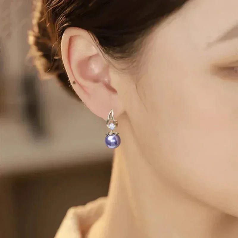 💎✨ARETES ELEGANTES CON BAÑO DE ORO Y PIEDRAS PRECIOSAS💎✨