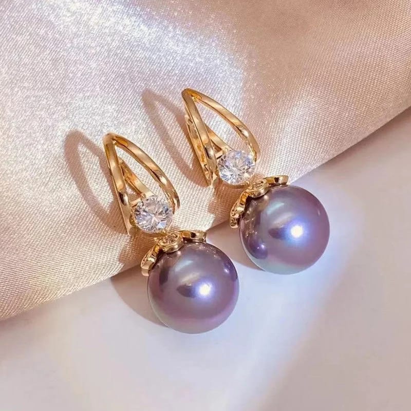 💎✨ARETES ELEGANTES CON BAÑO DE ORO Y PIEDRAS PRECIOSAS💎✨
