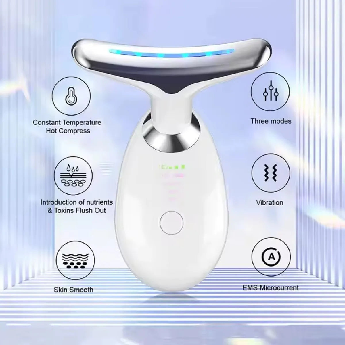 🌟💖 Masajeador Facial Reafirmante y Antipapada 🌟💖