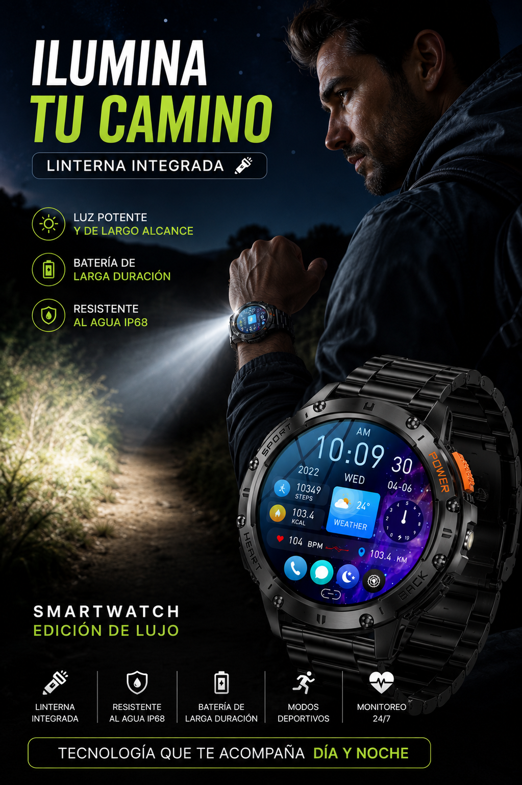 ⌚🔥smartwatch edicion de lujo diseño elegancia rendimiento 🖤✨