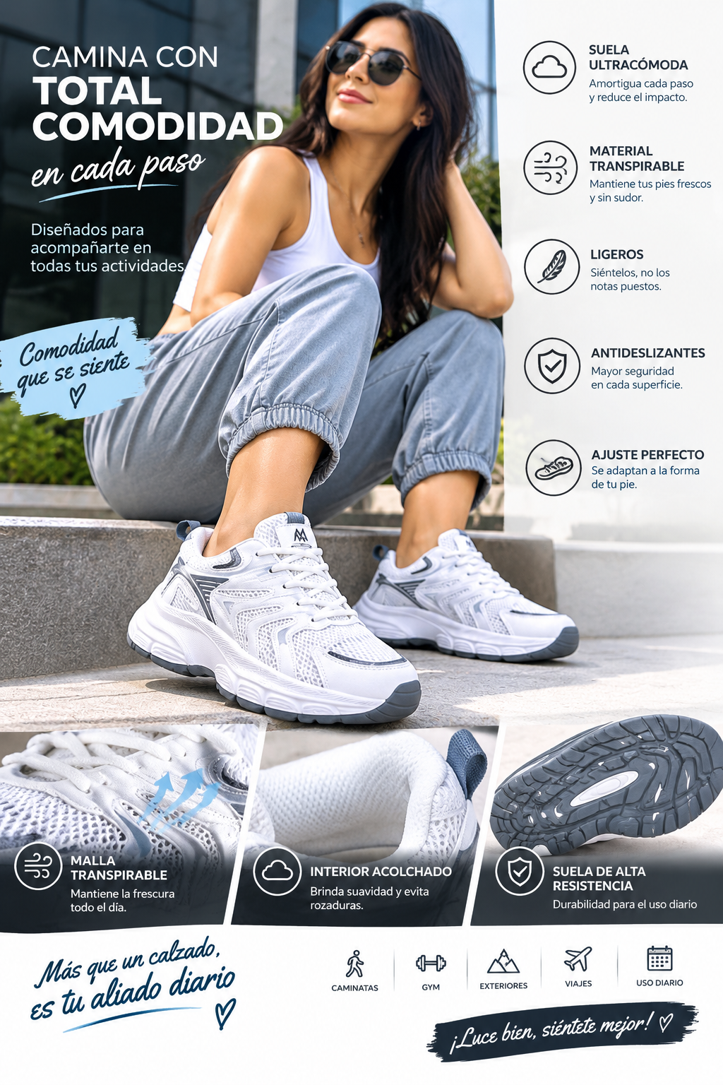 ✨👟 Camina con estilo. Siente la comodidad en cada paso.👟 ✨