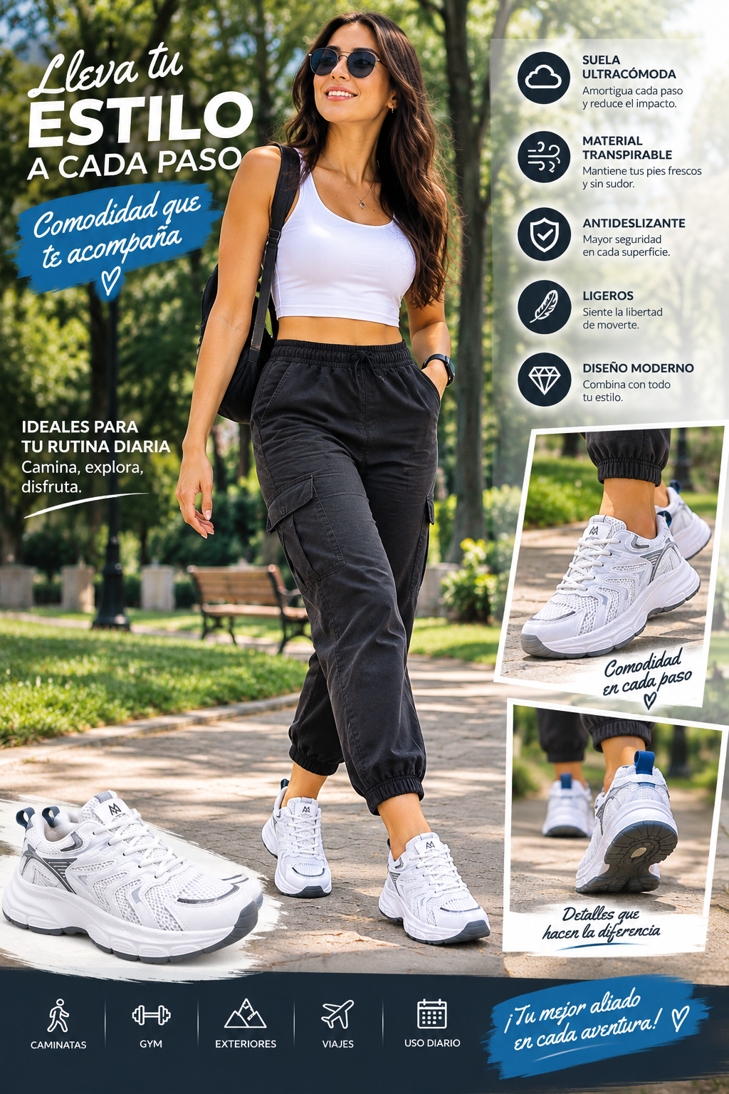 ✨👟 Camina con estilo. Siente la comodidad en cada paso.👟 ✨