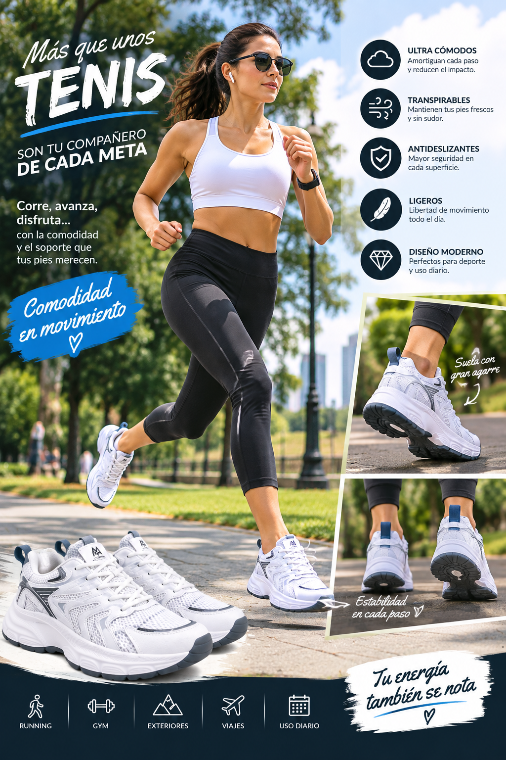 ✨👟 Camina con estilo. Siente la comodidad en cada paso.👟 ✨