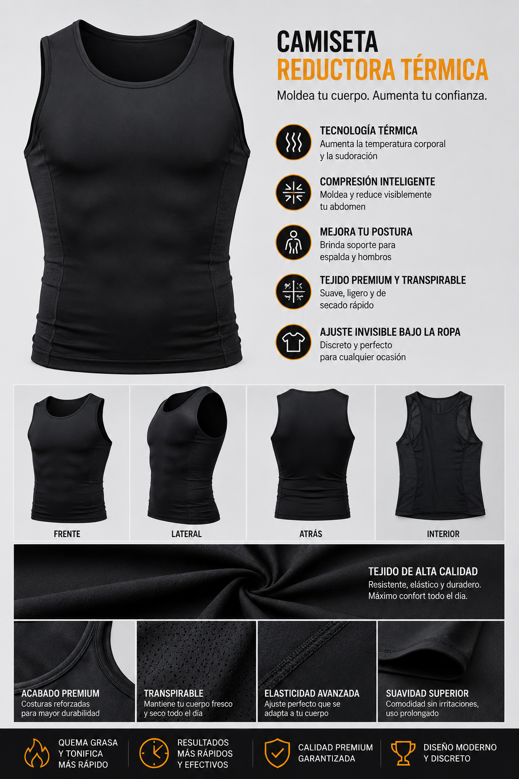 camisa reductora termica