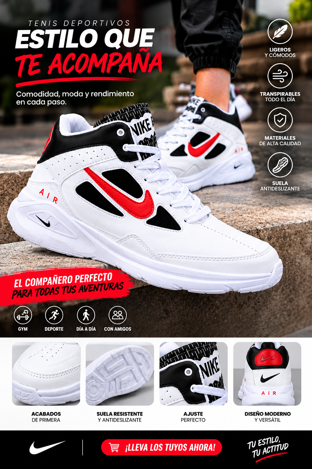 👉 🔥 Tenis Urbanos Deportivos – Comodidad, Estilo y Diseño que Destaca🔥👟