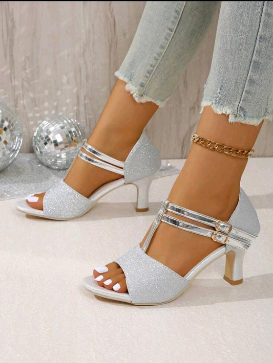 👑 👠SANDALIAS TACON BAJO ELEGANTES👠👑