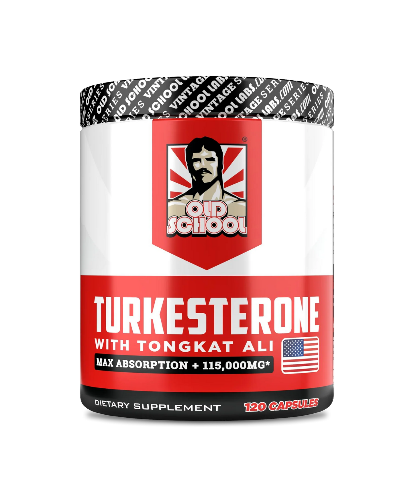 🦬Old School Labs Turkesterona Con Tongkat Ali Para Fuerza y Rendimiento 🦬- 120 Cápsulas
